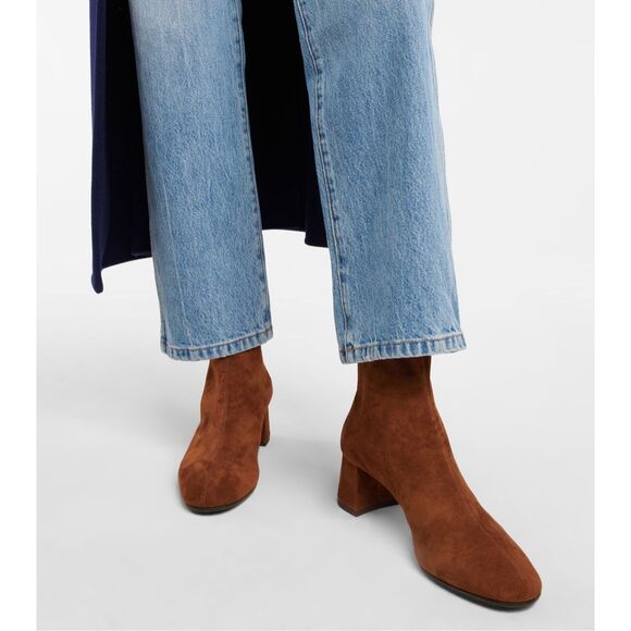 Aquazzura Shoes - AQUAZZURA Saint Honoré 50 suede ankle boots Size EU41/US11 $950
